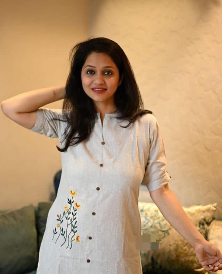 Pure khadi cotton fabric outfit giving you soothing and relaxed feel