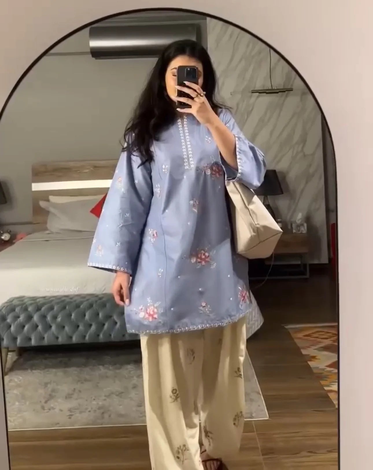 Persian Blue Farsi Co-ord Set