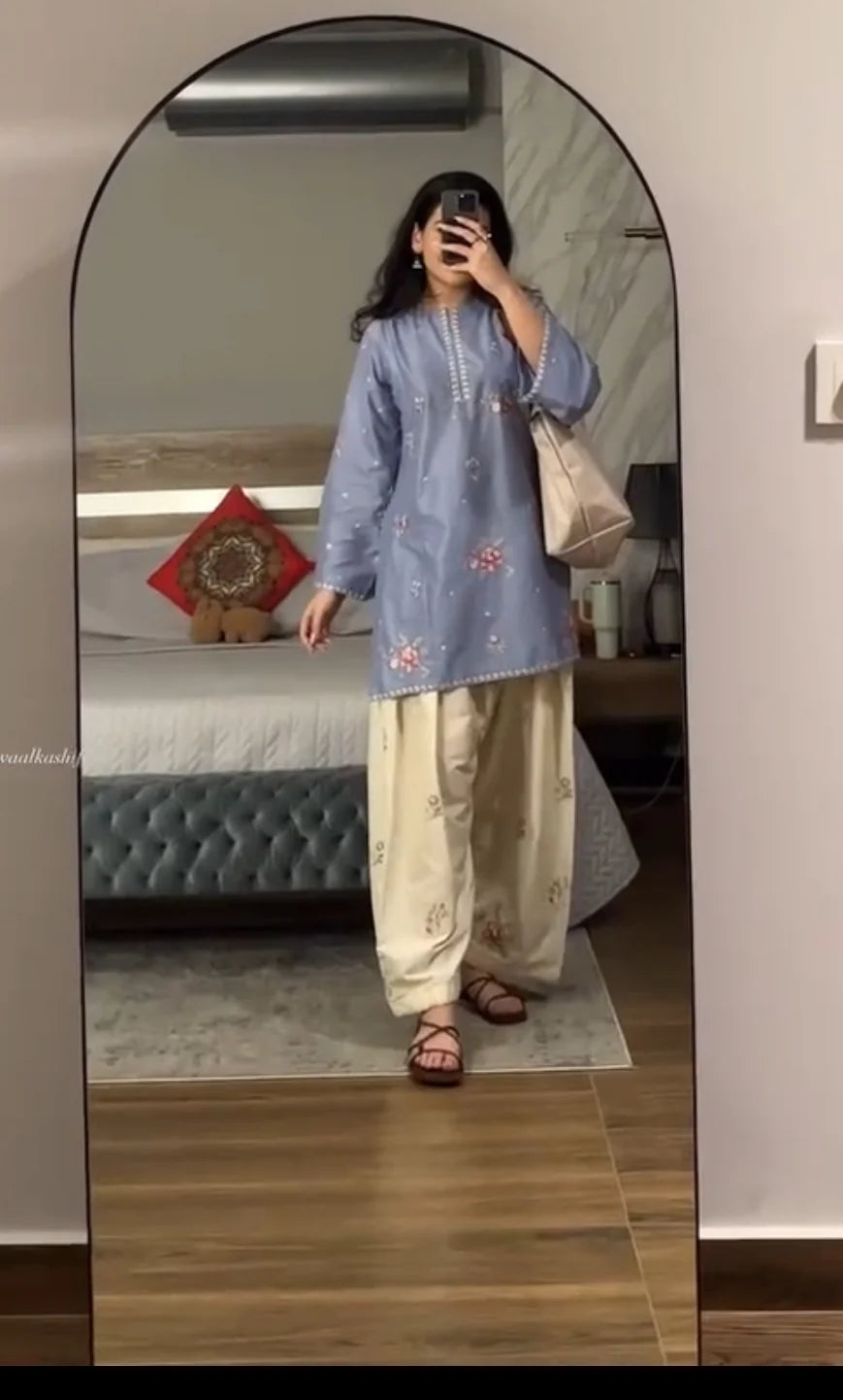 Persian Blue Farsi Co-ord Set