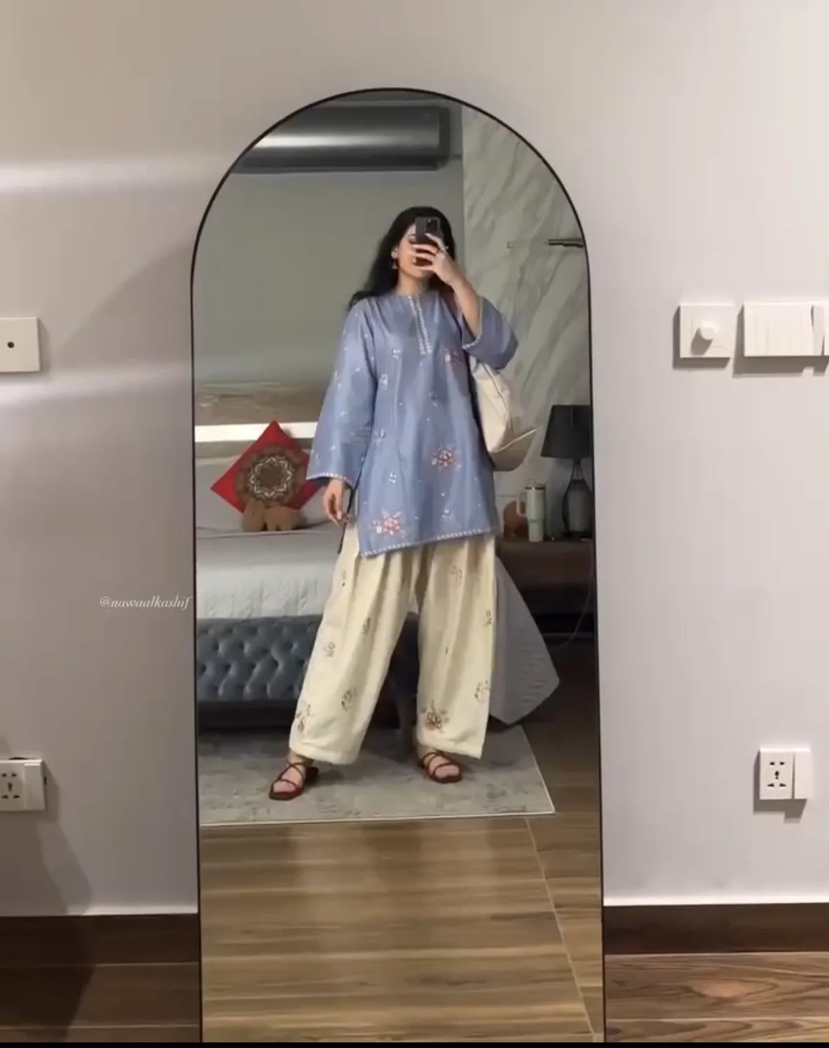 Persian Blue Farsi Co-ord Set