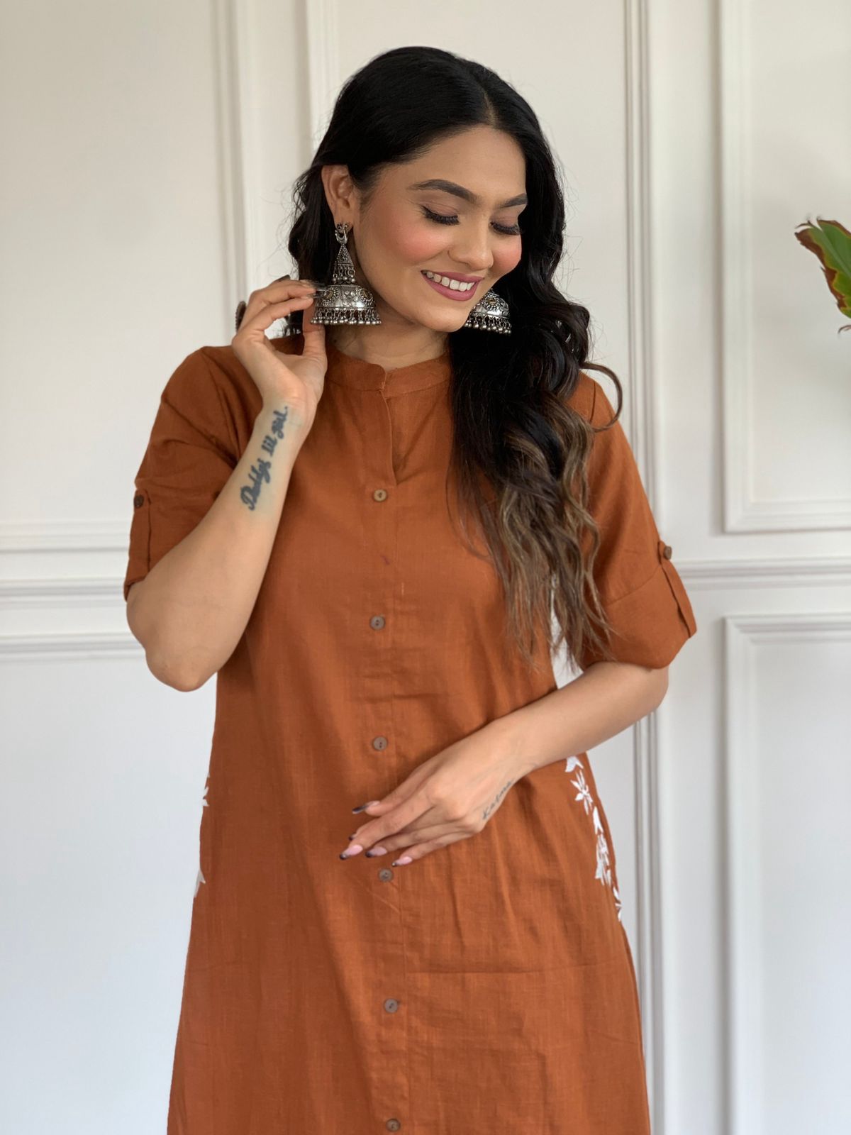 South Cotton Kurti And Palazzo For Women