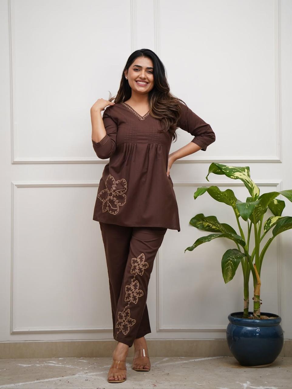 Embroidery work cord set