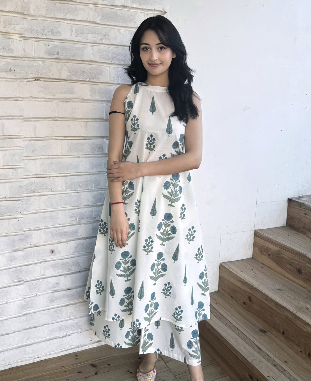 Kalamkari print two pice