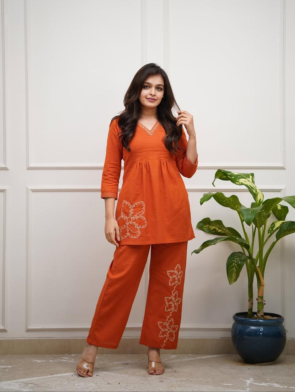 Embroidery work cord set