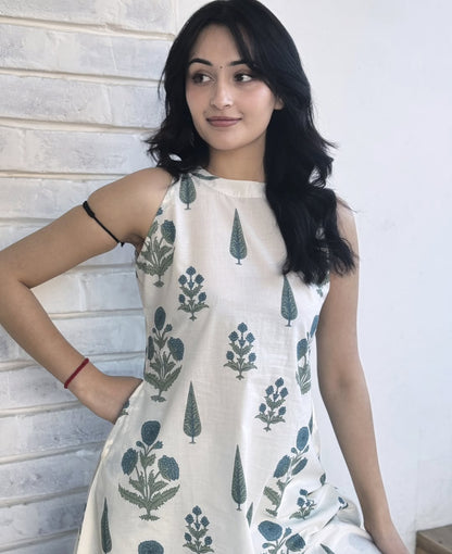 Kalamkari print two pice