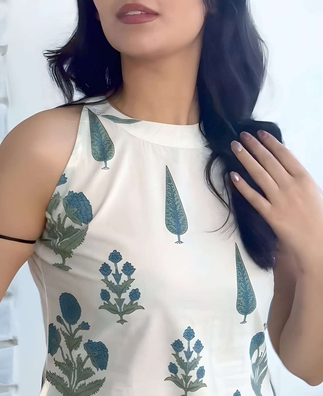 Kalamkari print two pice