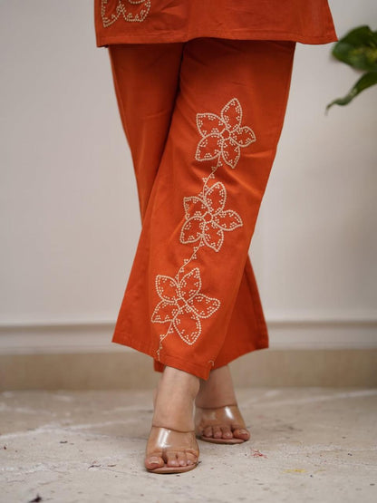 Embroidery work cord set